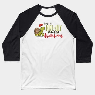 Tortoise Merry Christmas © GraphicLoveShop Baseball T-Shirt